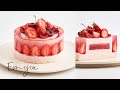 Strawberry and Cherry Jelly Cake Recipe | Emojoie