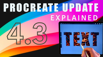Procreate updatetekst en Gif-tutorial - 4.3 wijzigingen uitgelegd
