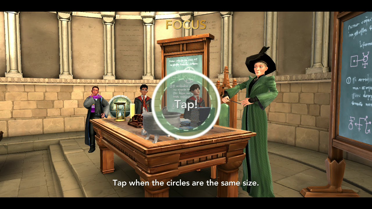 Harry Potter Hogwarts Mystery First Transfiguration class