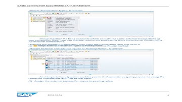 EBS Configure |Electronic bank statement - configure in SAP