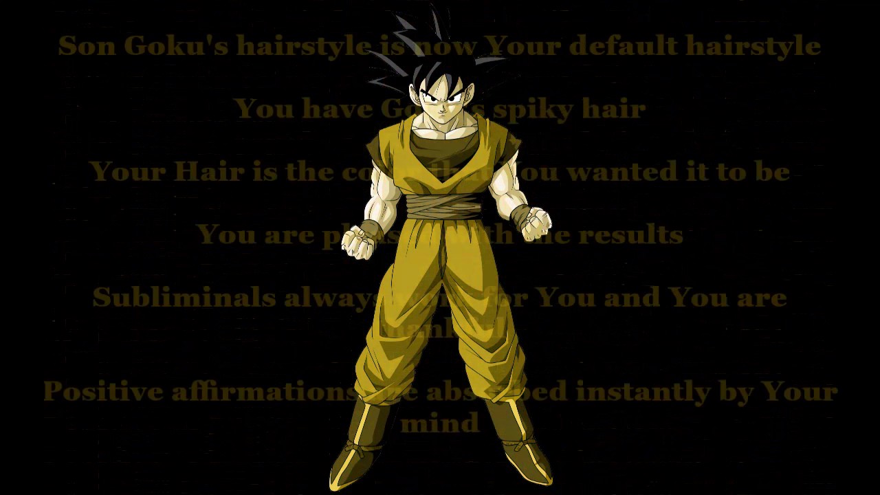 Goku hairstyle (REQUEST)