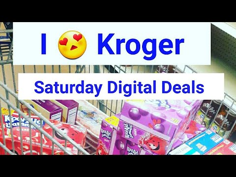 Kroger Grocery Haul | Saturday Digital Coupons