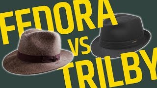 This Over That: Brimmed Hats // Fedora vs Trilby  What's The Difference? • Effortless Gent