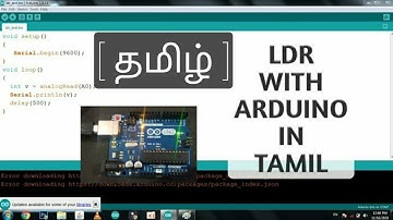 ARDUINO WITH LDR IN TAMIL | SENSOR WITH ARDUINO IN TAMIL