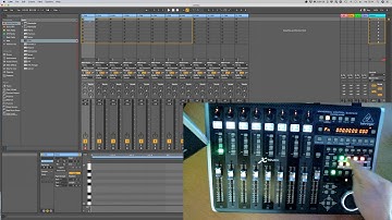 Behringer X-Touch - Walkthrough working with Ableton