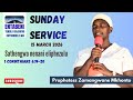 Sunday Service ENtabeni Sathengwa Ngenani Eliphezulu Prophetess Zama Mkhonto 15 03 2026