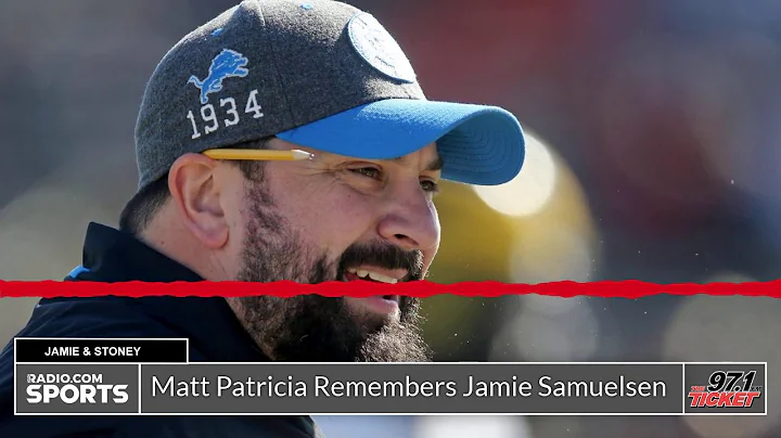 Jamie and Stoney - Matt Patricia Remembers Jamie S...