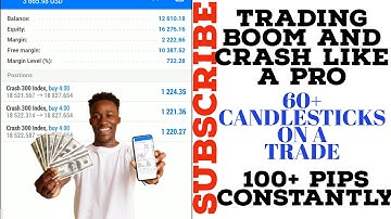 BOOM AND CRASH TRADING STRATEGY HIGH ACCURACY ❗60+ CANDLESTICKS ❗100+ PIPS ON A SINGLE TRADE