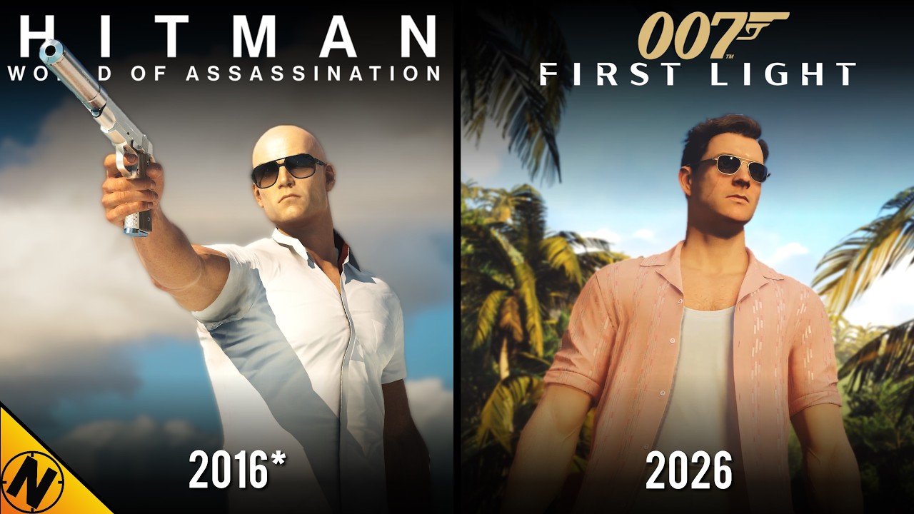 007 First Light vs Hitman: World of Assassination | Direct Comparison