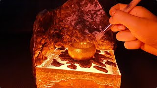 Making the ONE RING in Mount Doom!!! | Lord of the Rings | Resin art | Diorama