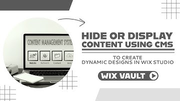 Conditional Visibility | Hide Content when a CMS field is Empty | Wix Studio Tutorial