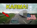 A Day in The Life of an American Truck Driver - Road Rage, Brake Check, Car Crash, Instant Karma USA