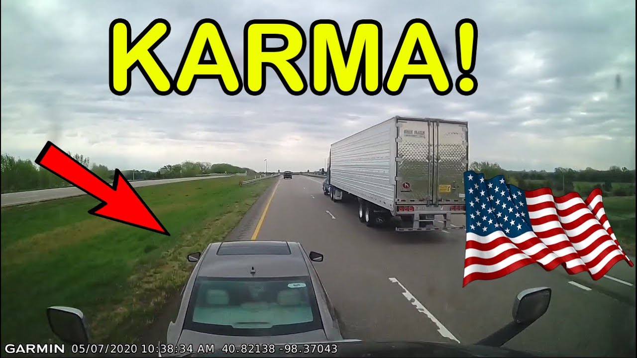A Day in The Life of an American Truck Driver - Road Rage, Brake Check ...