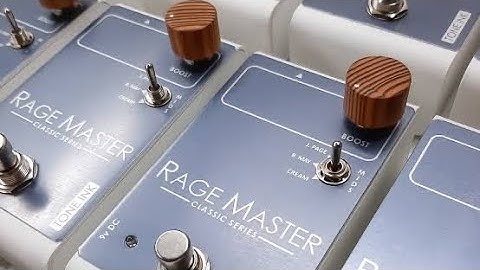 Pedal Tone Ink Rage Master Treble Booster (Range Master)