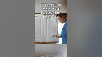 Can you paint kitchen cabinets without sanding or priming? How to paint cabinets. Cabinet painting.
