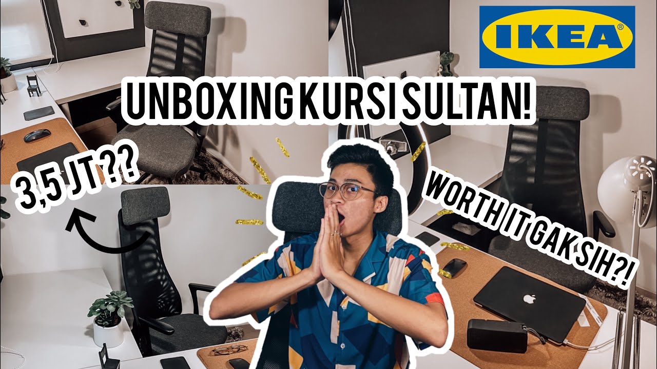  IKEA  KURSI  KANTOR  DAN GAMING UNTUK SET UP Unboxing dan 