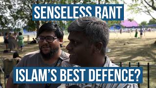 Crazy Muslim Can't Answer Basic Question, Rants Quran in Arabic & Thinks He Won | Arul | Spks Cnr