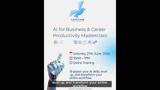 AI is no longer the future, it’s the present.The people who learn how to use it effectively will sav