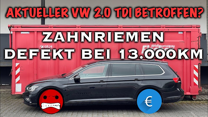 Der Zahnriemenfresser - auch der neue VW 2.0 TDI zerstört den Zahnriemen, klasse! Deiner betroffen?