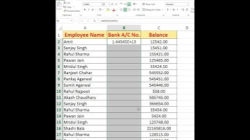 #shorts | Remove Exponential problem in Excel #trending #excel #exceltips