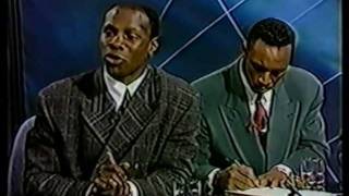 Chris Eubank and Nigel Benn sign the fight contract ! (Funny)