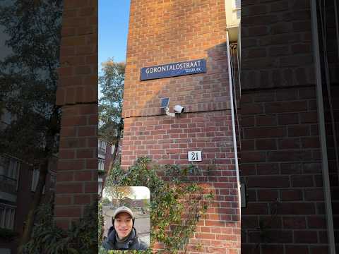 Nama-nama Daerah INDONESIA yang jadi nama jalan di AMSTERDAM, Belanda🇳🇱