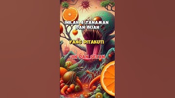 inilah 4 tanaman & buah yang ditakuti setan dan jin #dakwahislam #feedshorts