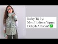 Kolay Tığ İşi Motif Eldiven Yapımı - Detaylı Anlatım! ✅ Yeni Başlayanlar İçin Uygun