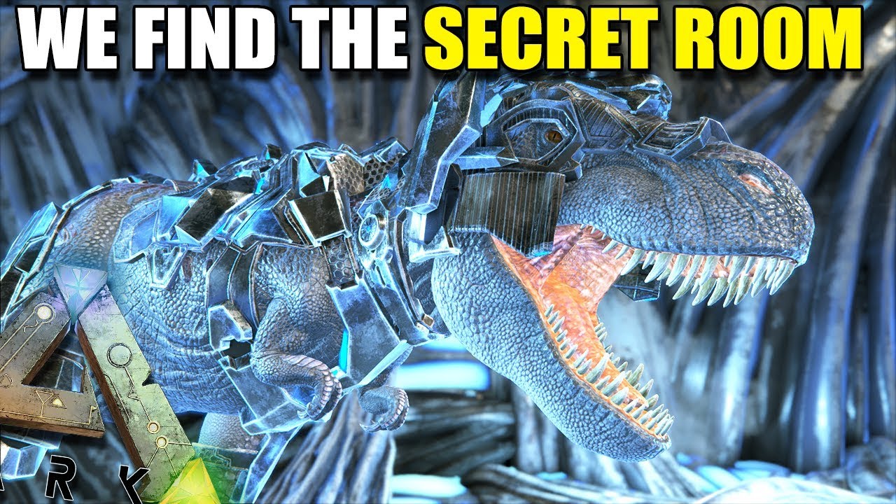 WE FIND THE SECRET ROOM!! FOREST TITAN CAVE WITH TEK REXES | ARK:EXTINCTION [EP33]