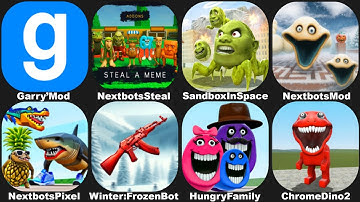 HUNGRY WORM IN NEXTBOTS IN PLAYGROUND MOD Steal A Brainrot,SANDBOX IN SPACE,Hungry Snake in Gmod