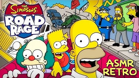 ASMR - SIMPSONS ROAD RAGE (Nintendo GameCube) - Whispers & Gum