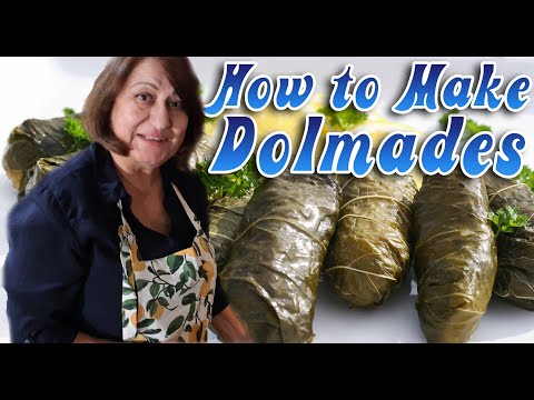 How to Make Dolmades / Dolmadakia | Greek Stuffed Grape Leaves