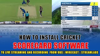 How install cricket scoreboard software for live streaming | How install cricket scorecard overlay screenshot 3