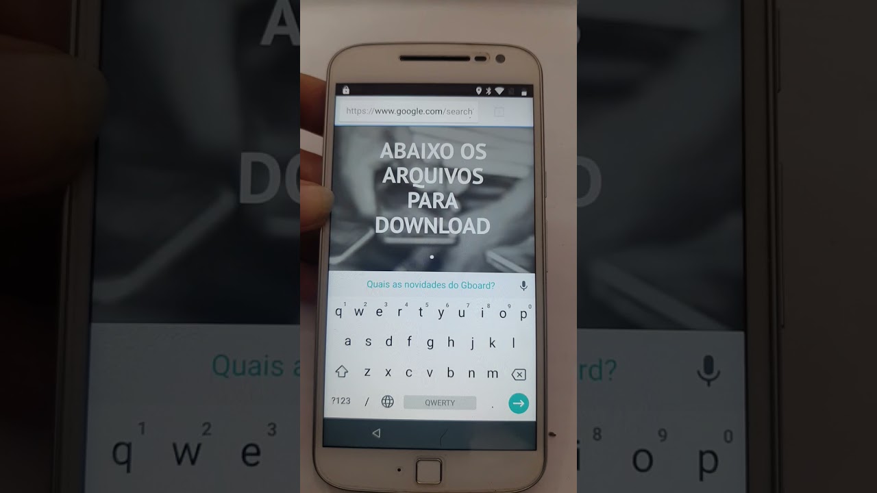 Desbloqueio da conta Google do Motorola Moto G4 / G4 Plus Android 8.1 YouTube pede atualização