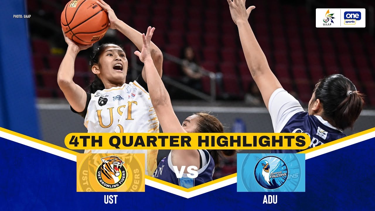 UST vs. AdU | 4TH QUARTER HIGHLIGHTS | UAAP SEASON 88 WOMEN’S ...