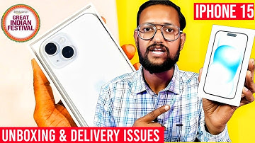 iPhone 15 Amazon Unboxing 😍 iPhone 15 Delivery Real Issues 