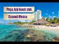 Playa Azul beach club Cozumel Mexico. Amazing beach and snorkeling.