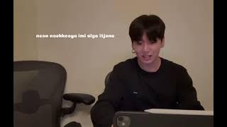 JUNGKOOK singing 'Soda Pop' by Saja Boys on Weverse Live