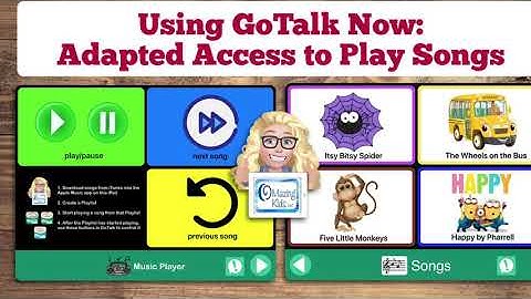 Using the GoTalk Now App as Adapted Access to Play Songs