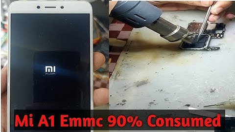 Mi A1 Hang on Logo Solution 👍#Emmc_Repair