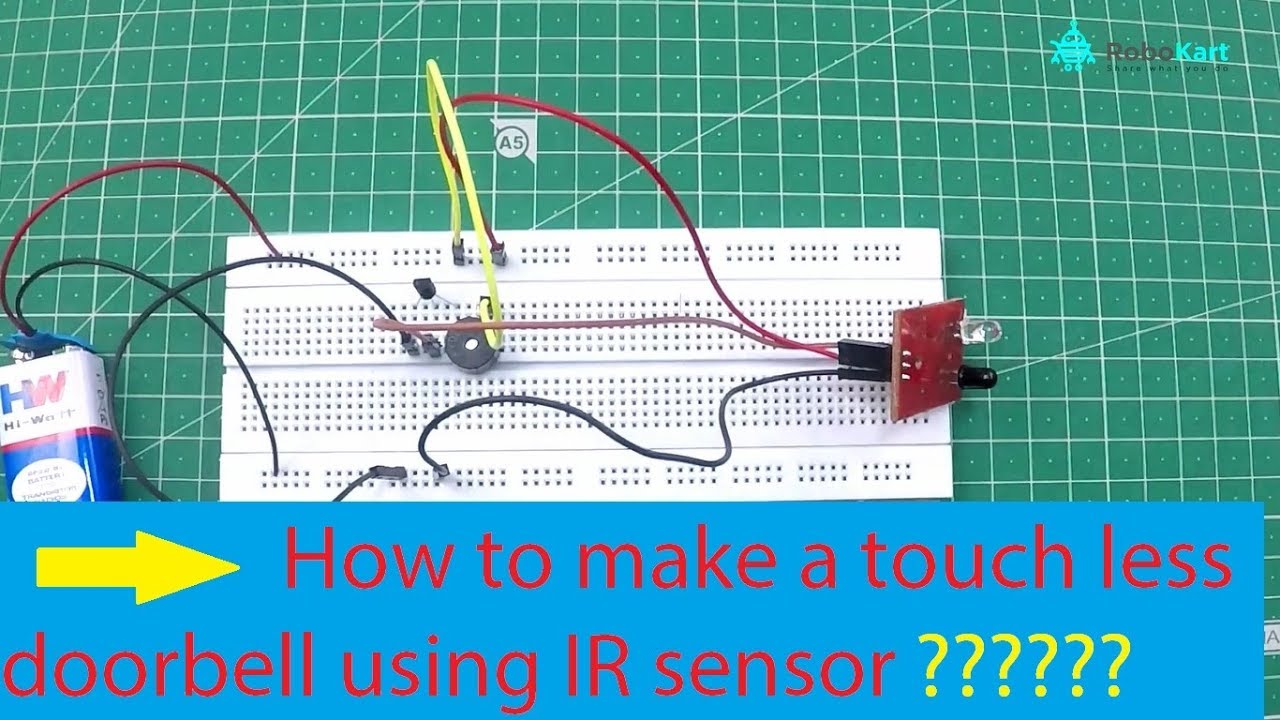 How to make touch less door bell using IR sensor ??????? - YouTube