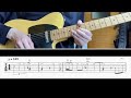 [TAB譜] ワイルド・サイドを行け(GLIM SPANKY) Guitar solo cover [ギター]