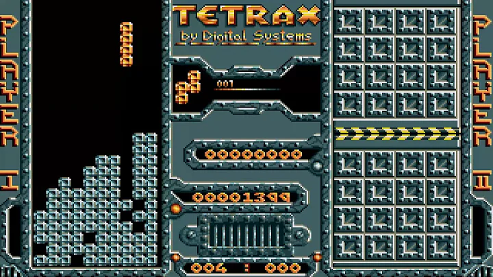 ATARI ST STE FALCON Tetrax by Digital Systems TETRAX TETRIS DOUBLE CLONE LOTS OF PATTERNS