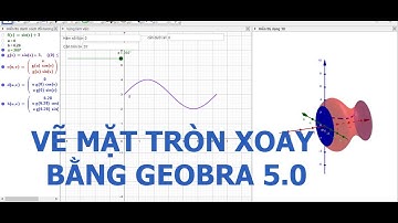 Hướng dẫn vẽ mặt tròn xoay bằng Geobra5 0