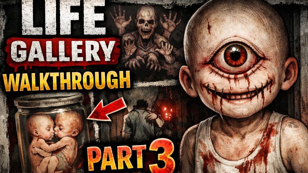 Life Gallery Game Walkthrough part 3 🖼️ #gaming #horror #trending #youtube #scary #viral #games #fun
