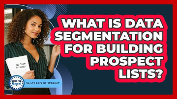 What Is Data Segmentation For Building Prospect Lists? - Sales Pro Blueprint