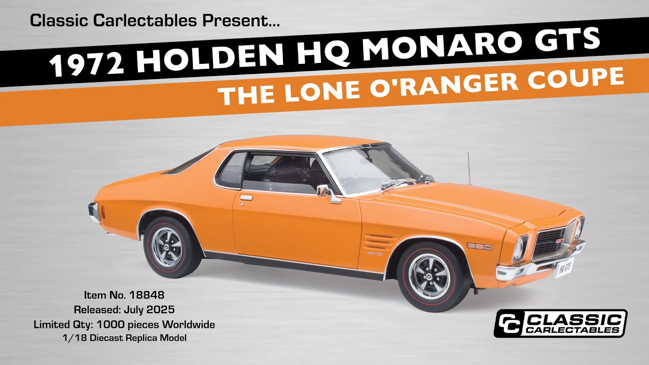 Holden HQ Monaro Lone O'Ranger 1/18 Diecast Model - Display Video 