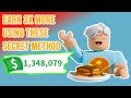 Adopt me HOW TO GET MONEY FAST!