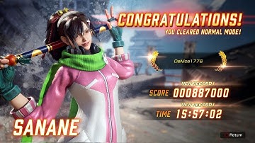 Fighting EX Layer [PS4]: Sanane Arcade Mode, Normal Difficulty [Babel Gougi]