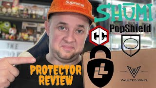 We Review All The Soft Pop Protectors from Shumi, Loot Locks, Chalice, PopShields, and Vaulted Vinyl